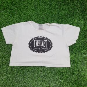 Vintage 90s Everlasting Bodybuilding Shirt Womens M/L 20x15 White